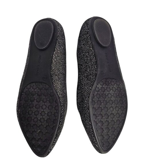 Business Casual Office Workwear Sparkle Shiny Metallic Slip On Flats 8.5M/39 - Picture 13 of 16